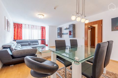 *English* The apartment is build in 1993 and furnished completely last time 3 years ago. It is available from 01.01.2020. Living area is furnished with a grey couch with a beautiful couch table, matching armchair with stool, TV table, cabinet and var...