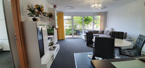The apartment is one of 3 rooms 1 living room, dining area 1 bathroom. It is located on the ground floor. The apartment is currently equipped with 1 double bed and 4 single beds. Bright furnished apartment with practical room layout. High-quality bra...