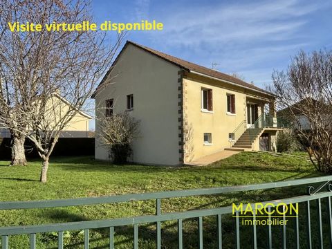 MARCON IMMOBILIER - CREUSE EN LIMOUSIN - REF 88106 - LA SOUTERRAINE - Marcon Immobilier offers you this house located a few meters from shops and services. It was built in the 1980s, all on a plot of 684 m² fully enclosed. The house comprises on the ...