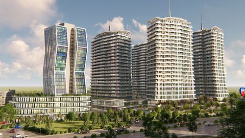 The project is located in Gaziosmanpasa, a developing region on Istanbul's European side. The mix-used project is close to the TEM and E80 Highways and only a few minutes' walk from the M7 metro station, which connects Mahmutbey's station to Yildiz s...