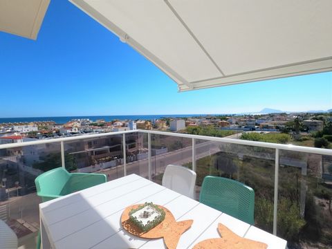Superb brand new apartment just a few minutes walk from the beach Fully furnished and equiped this sunny 5th floor property consists of 3 bedrooms 2 bathrooms and a living room with an open kitchen and a balcony offering stunning open views of the se...