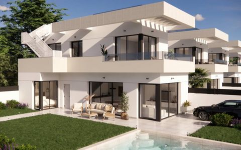 Villa's te koop in La Herrada, Montesinos, Costa Blanca Het is een groep van vrijstaande huizen met percelen tot 250m2, met luxe kwaliteiten en in een onverslaanbare omgeving. 3 slaapkamers, 2 badkamers, open keuken. Bij de prijs inbegrepen: - Vloerv...