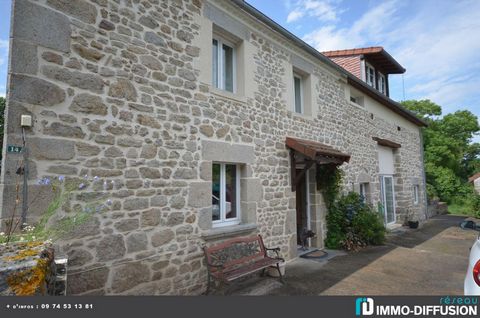 File N°Id-LGB152718 : Gouzon, sector Animations - ?cole - commer, Country house of about 211 m2 including 10 room (s) including 4 bedroom (s) + Land of 1920 m2 - Construction Stones of country - Ancillary equipment: garden - courtyard - terrace - dou...