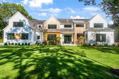 Exceptional builders own estate sited on 1.9 acres in Sagaponack this brand-new construction home has it all: 9, 707+/ - sq. ft. with 8 bedrooms, 9 full and 1 half baths, finished lower level, heated gunite pool and spa, and sunken all weather tennis...