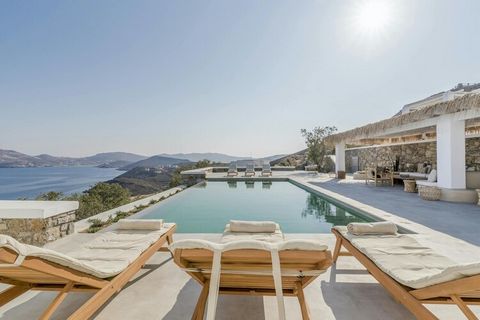 This luxurious villa offers an exceptional retreat on a hillside overlooking Agios Sostis beach, accommodating up to 14 guests across seven stylish bedrooms, each featuring en-suite bathrooms. The property is designed with comfort in mind, featuring ...