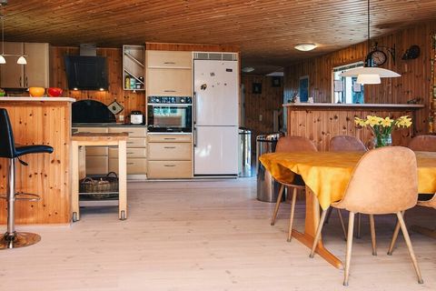 Smaakvol ingericht vakantiehuis met hottub en panoramisch uitzicht op het Limfjord. Gelegen in Ørding Ferieby. Vanuit alle kamers heeft u uitzicht op het Limfjord. Het vakantiehuis is goed onderhouden en gemoderniseerd en ligt op een groot natuurperc...