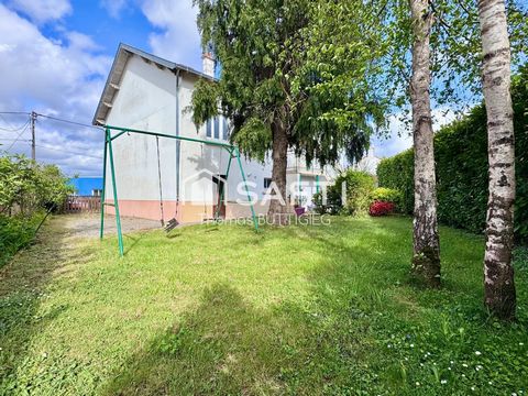 Maison 4 chambres, garage et jardin.