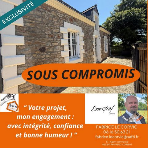 CHARMANTE MAISON DE 80 M2 SUR TERRAIN DE 1526 M2 A GUENIN