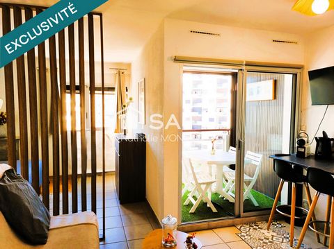 Au pied de la plage, beau T2 avec loggia + Parking