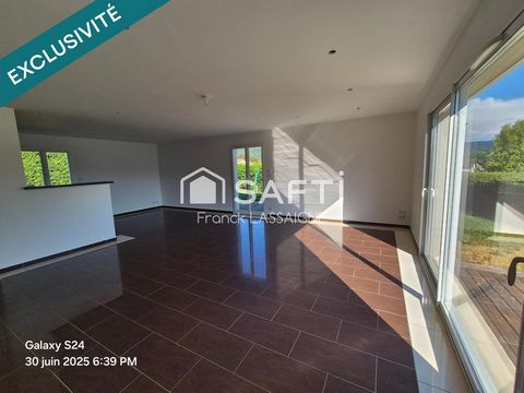 Maison plain pied 118m² 3 chbres avec gge/terrain