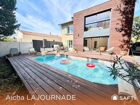 Maison 148m2, 4 chambres, piscine, garage!