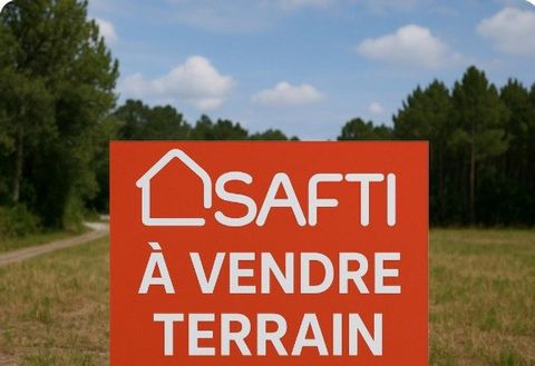 Beau terrain plat 1 000 m²