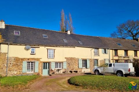 Mauron, Morbihan, Bretagne ..... close to the stunning Broceliande Forest. Two houses adjoined! Or one large home with a connecting door. So much potential for gite rental OR multi-generational living. Traditional and charming 17th century home, with...