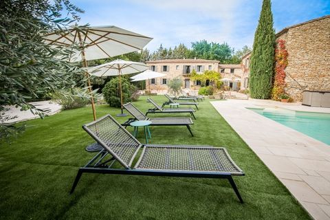 Dpt Vaucluse (84), à vendre GORDES Ensemble de 2 Mas de près de 500 m² avec 7 suites et espace SPA sur jardin paysagé de 2 520 m²