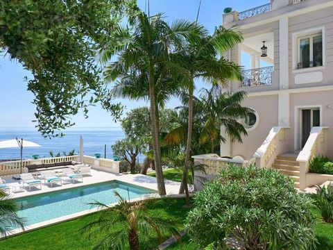 Summary Exceptional manor house from the early 1900s ideally located just 200 meters from Monaco, offers breathtaking panoramic views over the sea and the Prince's Palace of the Principality. The original building has been gently restored, while keep...
