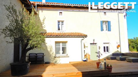 A25013MLO16 - Well appointed, character 4 bedroom/ 2 bathroom property, very well situated to the leisure lakes and activities of the Lakes of the Haute Charente, the property can be used immediately as an Airbnb & lots of further potential for furth...