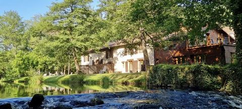With a beautiful riverside setting and no close neighbours, this gite complex offers, according to its guest reviews, ‘a haven of peace and tranquillity in a corner of paradise’. The property is set on 6 hectares in the heart of the Périgord Vert and...