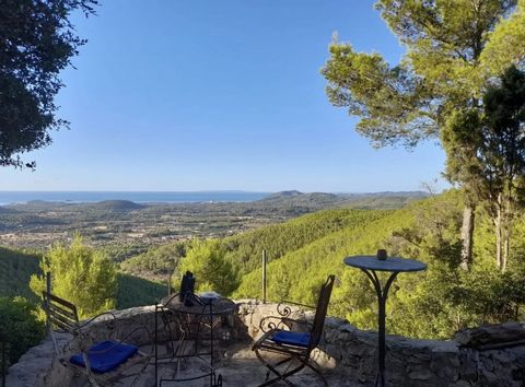 Beautiful historic 300 year old finca with tourist license From this property you have breathtaking panoramic views that stretch from Formentera to Es Palmador, Es Vedrí, Tagomago and Mallorca, all the way to the mainland. On a clear day the view ext...