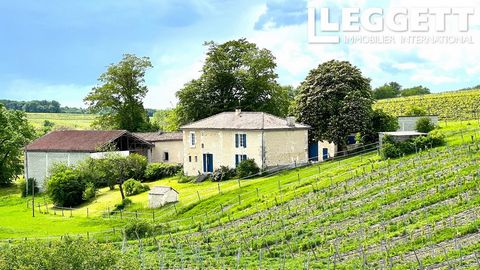 A25896MUC16 - Old farm set in 10840 m2 of land with fenced meadows for horses in the heart of the Grande Champagne region, secluded and not overlooked. The property comprises a 170 m2 stone Charentaise house, habitable and renovated, with a staircase...