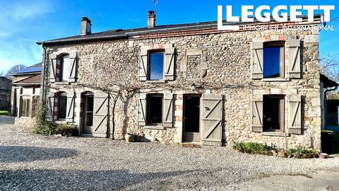 A26916LEL23 - Nestled in the picturesque French countryside, this enchanting country property exudes timeless charm and tranquillity. Blending traditional architecture with modern comforts. The second renovated stone house, 75m2,again done to the sam...
