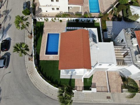 A 4-bedroom, fully renovated villa is available for sale off the Larnaca-Dhekelia Road. This stunning property boasts a beautiful garden with a private swimming pool and is just a 5-minute walk from the beach. The neighborhood is newly built, and you...