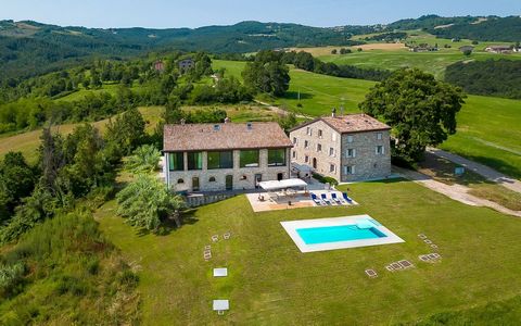 This luxurious property is located in a hilly area very close to the cities of Bologna and Modena. Consisting of two historic buildings surrounded by terraces, a garden and 5 hectares of land, the property was renovated in 2019 to an extremely high l...