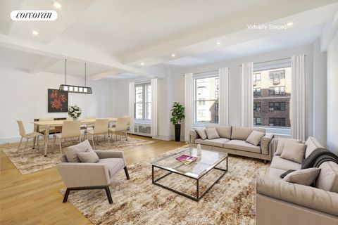 OPEN HOUSE SUNDAY (12/1) FROM 12:30-1:30PM. NO APPOINTMENT NECESSARY. Perched high above 72nd Street off of Central Park West, this 11th floor renovated three bedroom, three bathroom home features northern and southern exposures and is a beautiful bl...