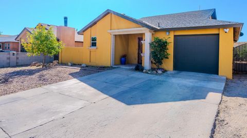 Discover your dream home on Albuquerque's Westside! This charming 3 bed, 2 bath house boasts beautiful tile floors and warm tones throughout, creating an inviting & cozy atmosphere. Enjoy a modern living experience with plenty of updates, ensuring co...