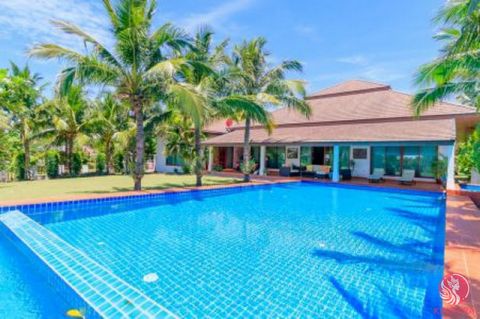 Fabulous Pool Villa located on a premium area within the Palm Hills Golf Course with amazing views of lake and golf course. The Villa features 3 Bedrooms with en-suite bathrooms in the main house with maids quarters and 2 guest villas with bedroom an...