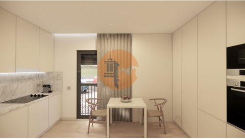 ¡Magnífico apartamento de 2 dormitorios! Ubicado en la parroquia de Quelfes, dentro del centro urbano de la ciudad de Olhão, este edificio multifamiliar y comercial ofrece apartamentos de calidad con tipos T2 y T3 y dos locales. De arquitectura moder...