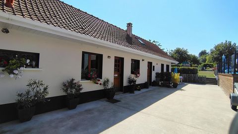 Ferme entirement rénovée, 5 chambres + logement indépendant 2 chambres, garage utilitaire ou camping-car, piscine chauffée !