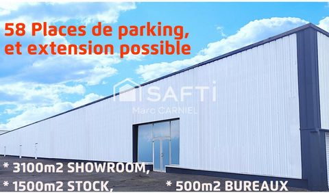 Show-room + stock + parking Longwy-Haut : 5100m2 sur 13000m2 de terrain