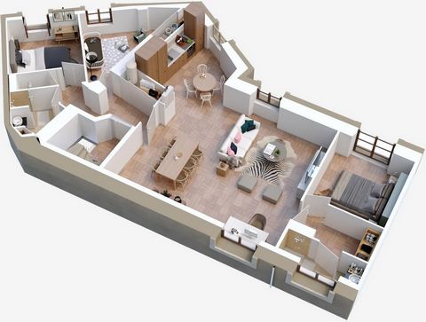 Appartement de prestige neuf en centre ville de Béziers, un bel investissement!