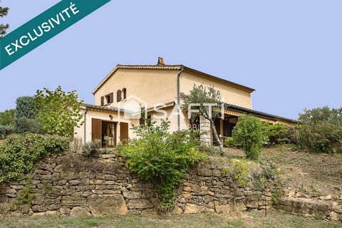 07140 Les Vans :Maison de 145m² avec vue dominante et terrain de 1950m²