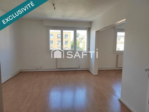 T4 lumineux de 70m² - 2 chambres - séjour double - ascenseur