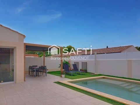 Villa de 160 m² sur 507 m² de terrain - Suite parentale + 3 chambres, piscine, garage, jardin.