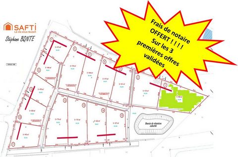 Terrain de 622 m² viabilisée (lot 14) – Le Puy