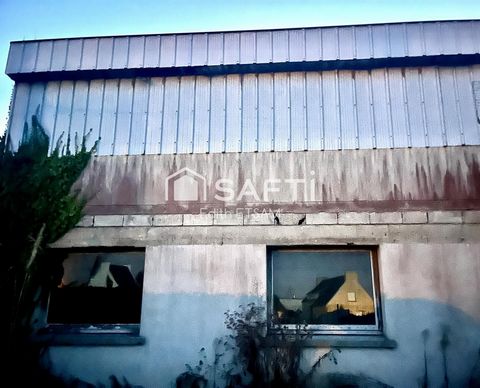Terrain constructible avec hangar de 600 m²