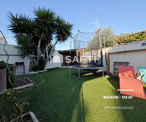 34110 Frontignan – Maison 4 chambres avec jardin et terrasse