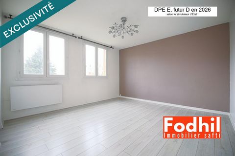 Châtenay-Malabry, Appartement 3 pièces de 49m², 2 chambres avec cave.