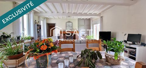 Ancien corps de ferme, jardin, garage et 4 chambres