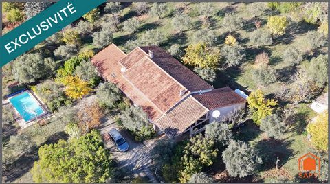 Villa de 144m² sur un terrain de 9510 m² avec piscine