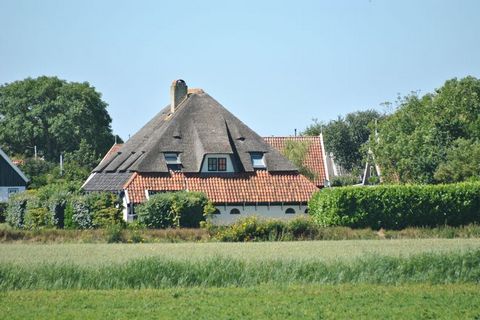 Enjoy the view of the farmlands and stay in this 3-bedroom holiday home in Texel. A group of 6 or families with children can stay here and enjoy the central heating, private terrace, and garden. The stay in this island is truly relaxing. There is a p...