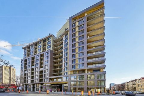 Superb condo in the Auguste et Louis 1 project, new, delivered on November 8, 2023, never inhabited. Consisting of a bedroom and a bathroom. Located on the 3rd floor with garden view. Located on René-Lévesque Boulevard E. corner Papineau, close to al...