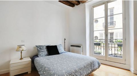 This apartment is located on a small street off rue Etienne Marcel in a quartier called 'Mail' where Napoléon Bonaparte actually lived in 1790. Mozart also lived in this area and Dumas writes about this street in his novel, 'La Dame de Monsoreau', so...