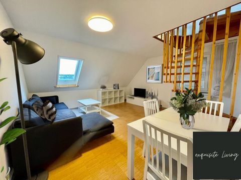 Offering city views, Exclusive 3.5-room Maisonette I Family I TOP location I home office is an accommodation situated in Böblingen, 1.1 km from Congress Centrum Böblingen and 5.1 km from Fairground Sindelfingen. Both free WiFi and parking on-site are...