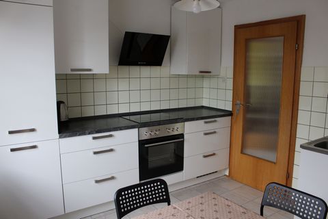 Furnished 2 room apartment in Bergisch Gladbach district Herkenrath for up to 6 persons. The spacious 2 room apartment is very suitable for fitters, commuters as well as for flat-sharing communities. The apartment is located in a 3-family house. 1st ...