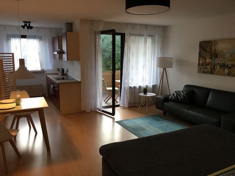 The completely newly furnished 1 room apartment is in a quiet, central location near Wöhrder See. The costs for (heating, water, electricity, TV, Internet 100 MB/s) are already included in the rent. Parking spaces are available in front of the house....