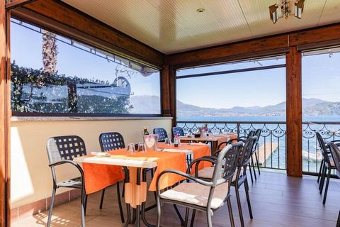 Complex in Oggebbio on Lake Maggiore, only separated from the residence's private beach by the riverside road. Take advantage of the ideal location, for example for a boat trip on Lake Maggiore. The inviting beach bar offers both music evenings and w...