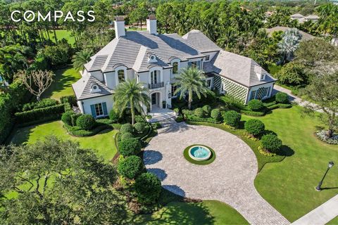 This stunning home, nestled on a 1-acre plot within the prestigious Old Palm Golf Club, emanates European elegance. Encompassing over 8000 sf, it features five bedrooms, including a spacious second floor primary suite with separate bath and dressing ...